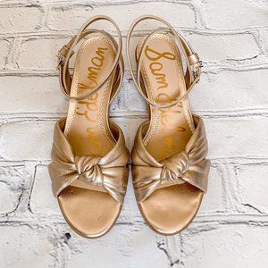 Sam Edelman Rose Gold Ingrid 1 inch Heels | 6.5